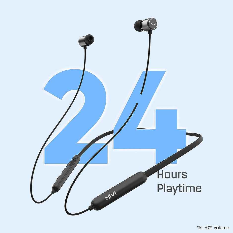 Mivi Collar Flash Wireless Neckband - Upto 10 Hours