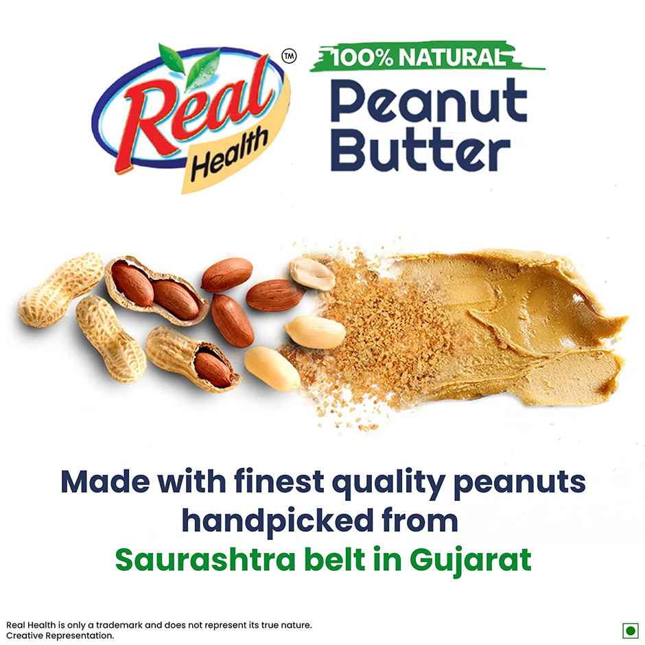 Real Truly Natural Peanut Butter -Crunchy| No added Sugar, Salt & Oil