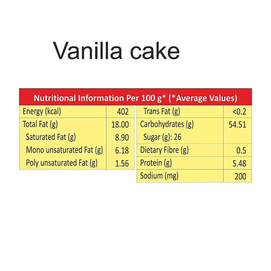 Bonn Eggless Sweet Desire Vanilla Cake 60 G | Pack of 5