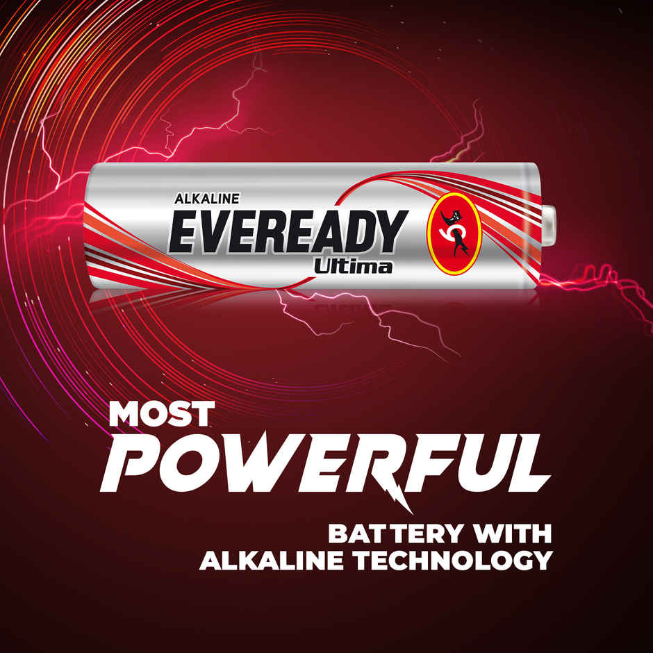 Eveready Ultima Pro Alkaline AA Battery | 800% Longer Lasting Combo