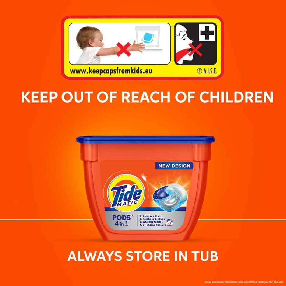 Tide Matic 4 in 1 Detergent Pods