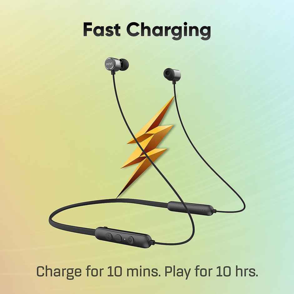 Mivi Collar Flash Wireless Neckband - Upto 10 Hours