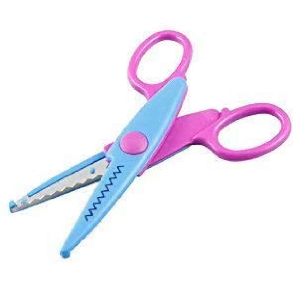 Art and Craft Zig zag Paper Shaper Scissor, Assorted Color