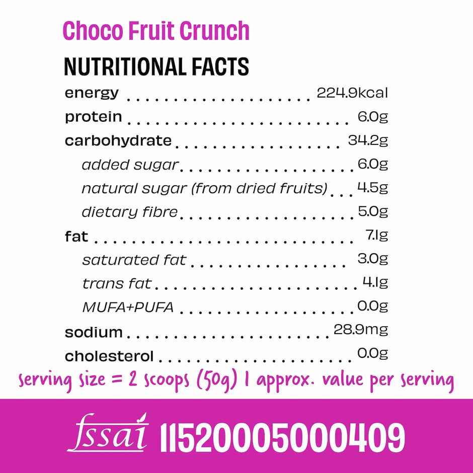 The Whole Truth Choco Fruit Crunch Muesli