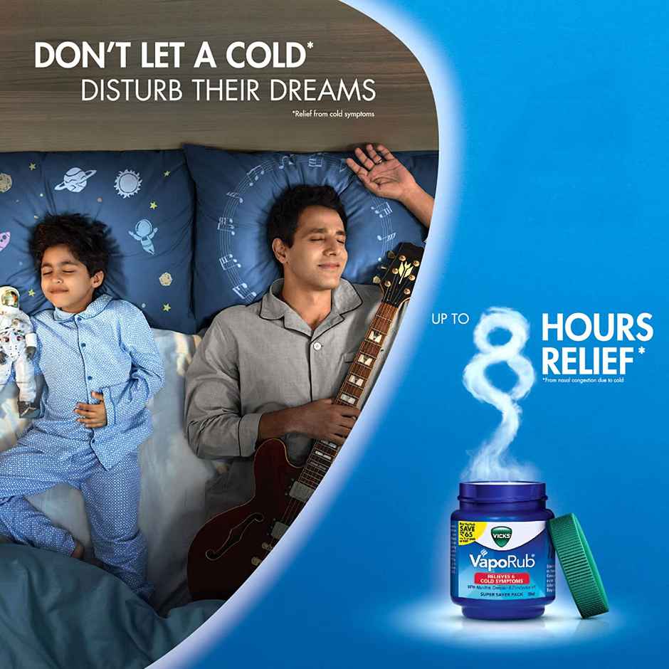 Vicks Vaporub - Relief for Cold, Cough, Congestion Combo