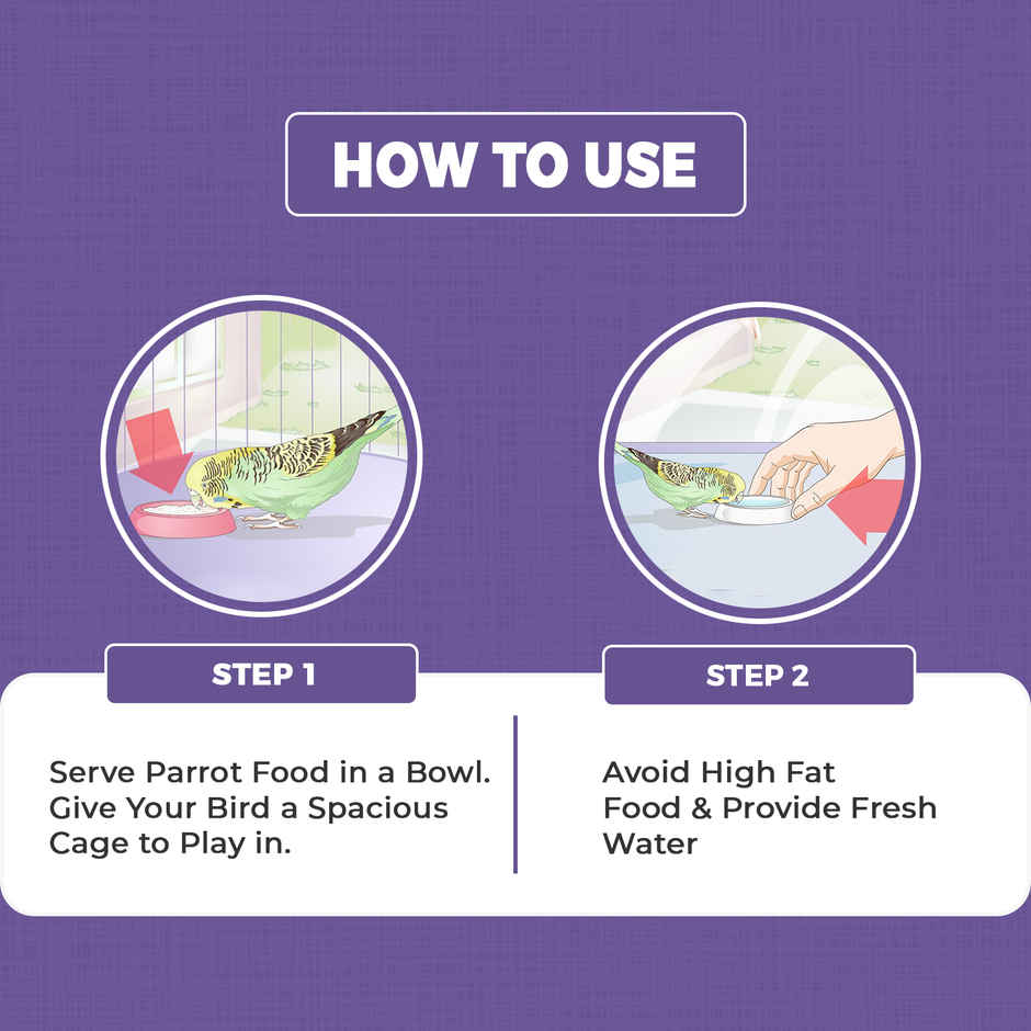 Petvit Parrot Food For Big Parrot Mix Seed