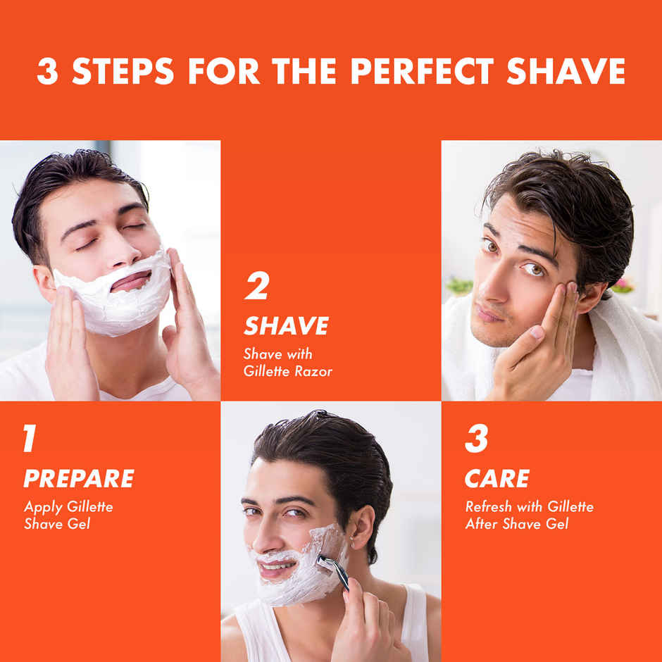 Gillette Pro Shaving Gel Aqua Hydrating With Shea Butter