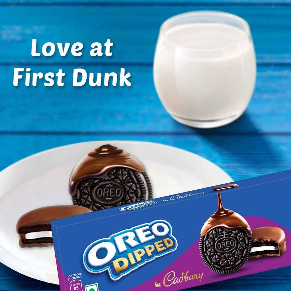 Oreo Cadburry Chocolate Dipped Cookie