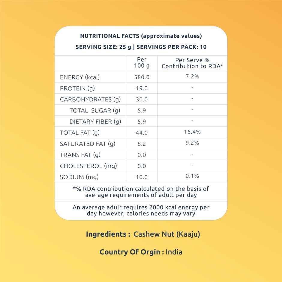 Farmley Premium Cashews - Kaju