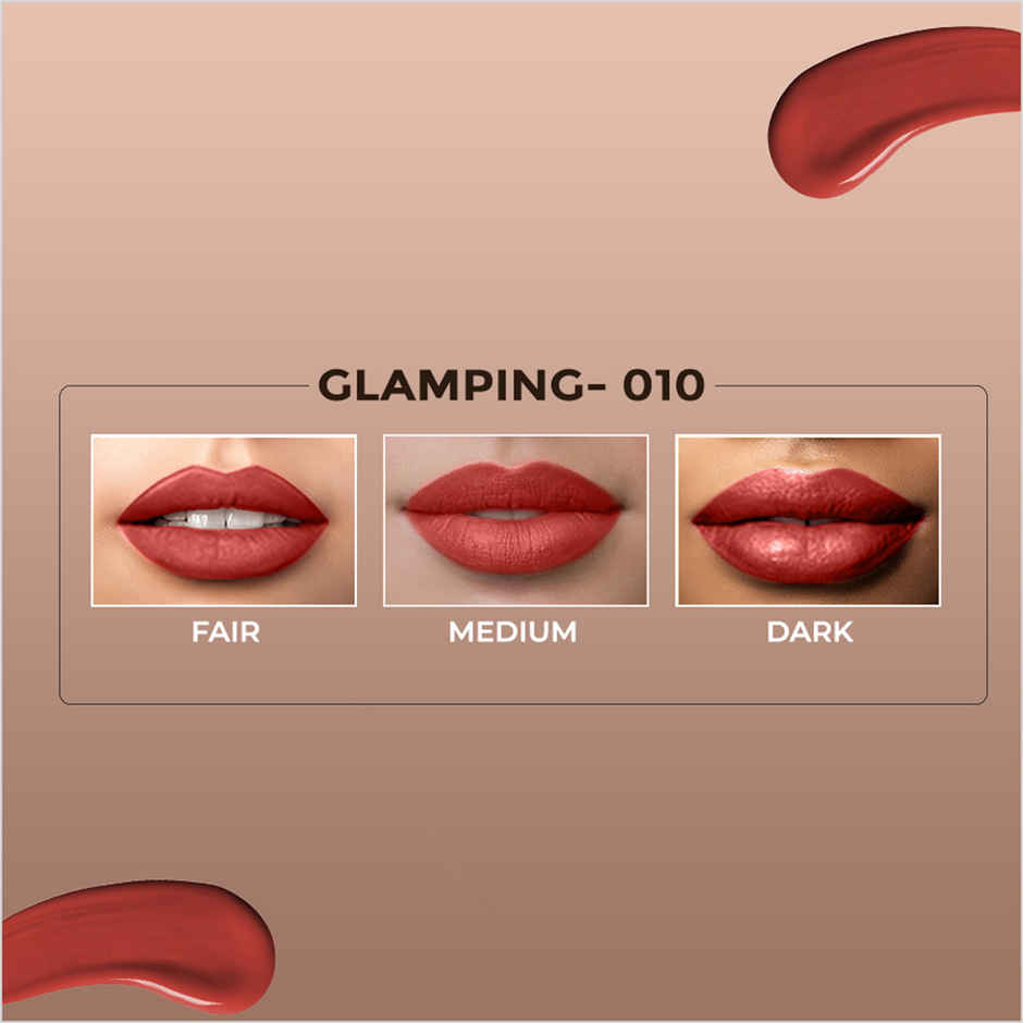 Colorbar Powerkiss Liquid Lipstick - Glamping | Paraben Free
