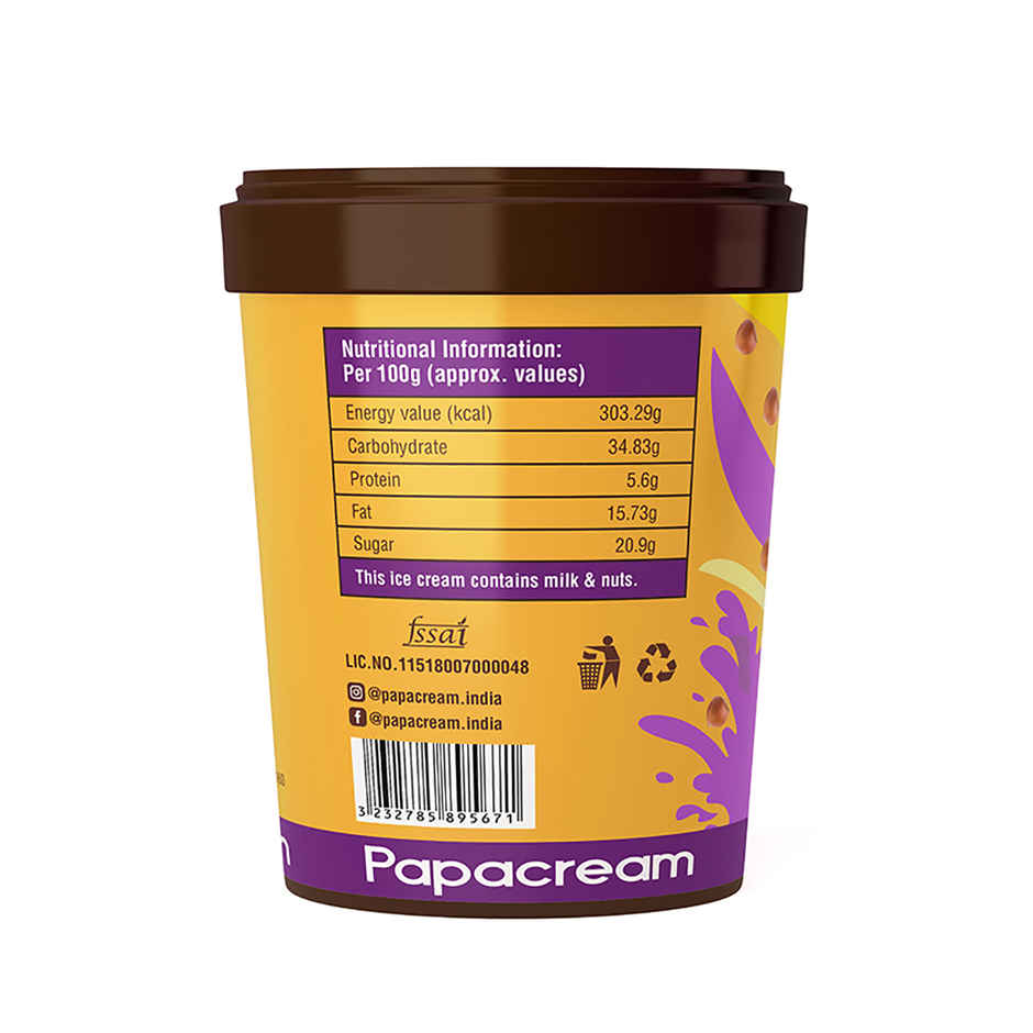 Papacream Ferro Crunch Ice Cream