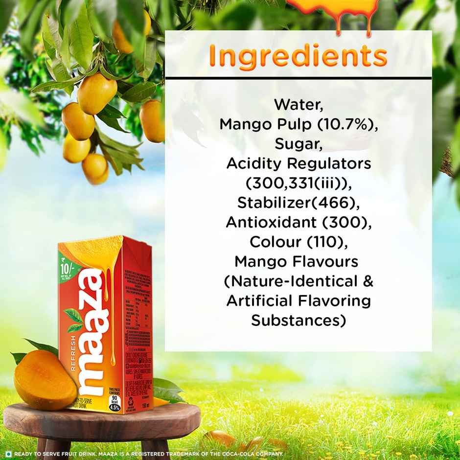 Maaza Mango Fruit Juice | Ready to Drink Beverage