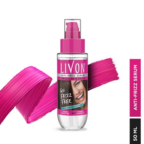 Livon Serum For Frizz-Free Smooth Hair With Argan Oil & Vitamin E