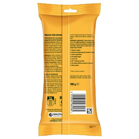 Pedigree Dentastix Adult Large Breed (25 Kg+) Oral Care Dog Treat