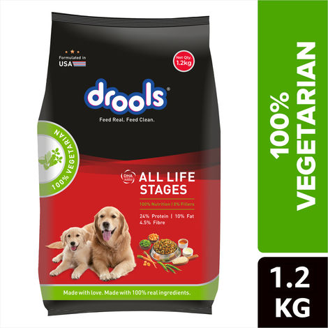 Drools All Lifestages 100% VEG Dry Dog FOOD