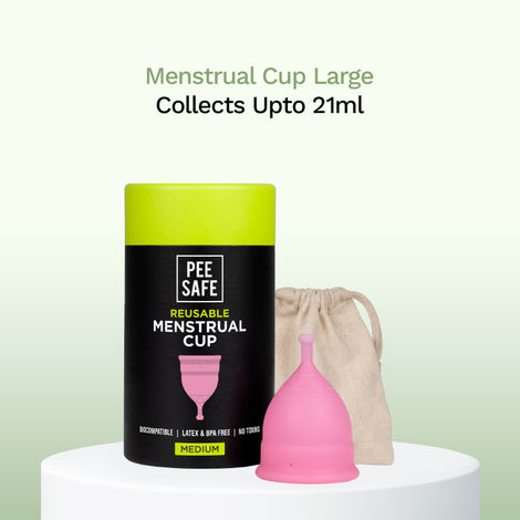 Pee Safe Menstrual Cup | Leak-Free, Comfortable & Reusable - Medium