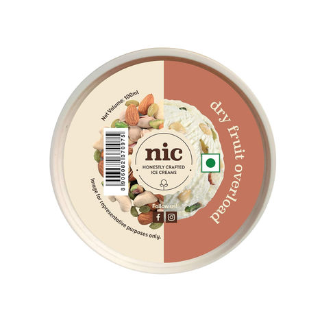 NIC Dryfruit Over Load Ice Cream Cup