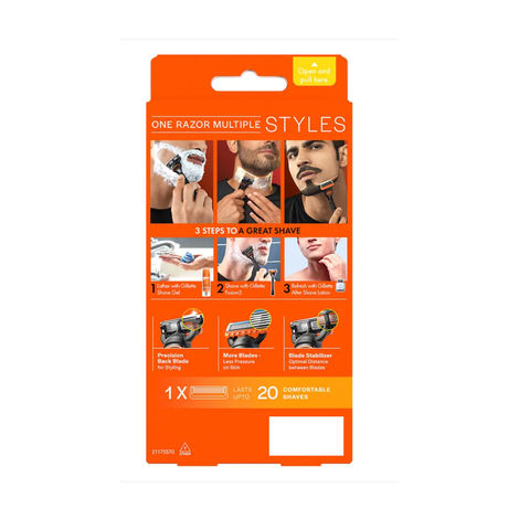Gillette Fusion Manual Shaving Razor For Men