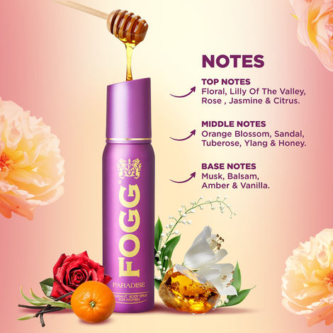 Fogg Paradise Fragrant Body Spray For Women