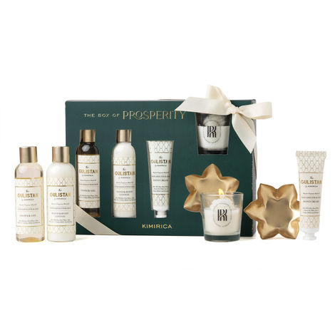 Kimirica Box of Prosperity | Luxury Self-Care Gift Set with Bath & Body Essentials | Premium Gifting