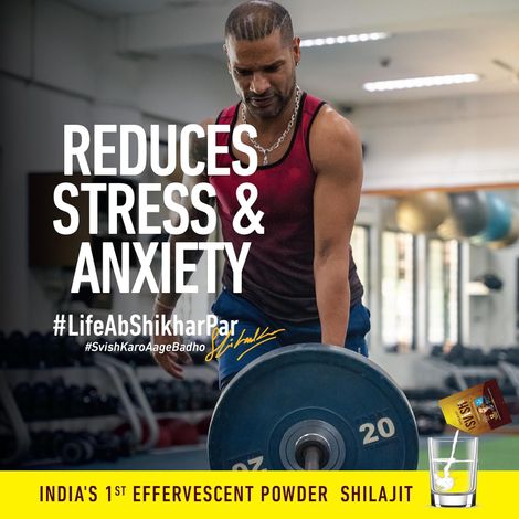 Isvish Himalayan Shilajit Effervescent Powder| Helps Improve Strength & Stamina