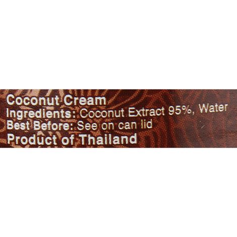 Real THAI Original Thai Cuisine Coconut Cream