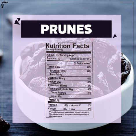 Wonderland Foods Dried Prunes