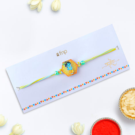 Kids Bal Krishna Blessings Rakhi (FNP)