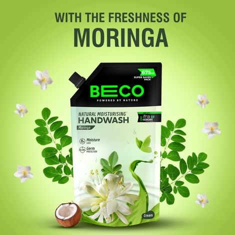 BECO Moisturising Liquid Handwash - Moringa Fragrance