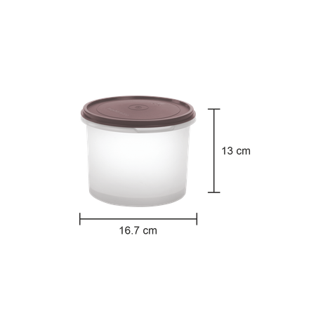 Joyo Fresherware Round Plastic Multipurpose Container| Airtight |Leakproof |3 Litres-Assorted