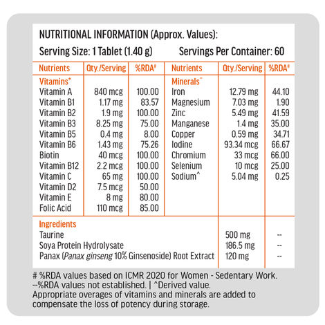 hk vitals Multivitamin (60 Tablets)