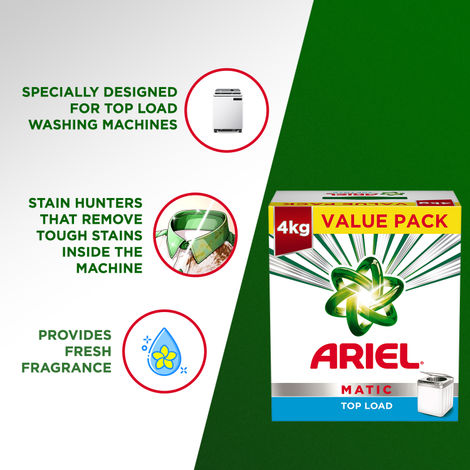 Ariel Matic Detergent Powder Top Load | For Washing Machines