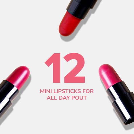 Mila Beaute Minis Pout Party Lipstick Fits All Pocket Set B