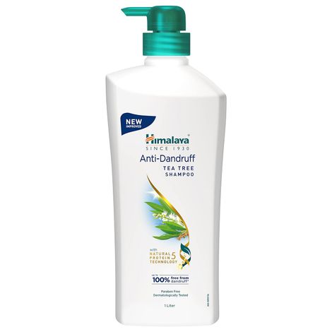 Himalaya Anti Dandruff Shampoo With Tea Tree Removes Dandruff & Soothes Sclap