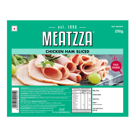 Meatzza Chicken Ham Sliced