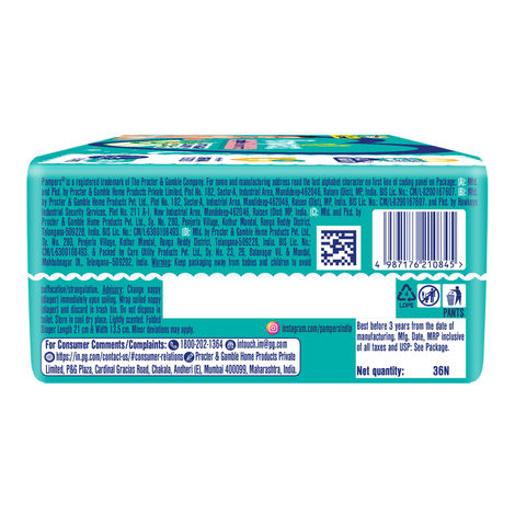 Pampers All Round Protection Baby Diapers | Pant Style | L | 36 pcs