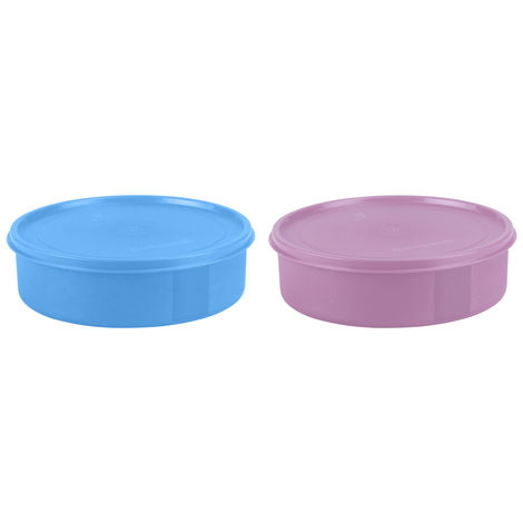 Joyo Fresherware Round Containers With Lid For Multipurpose Storage, BPA Free, 1600ml, Assorted