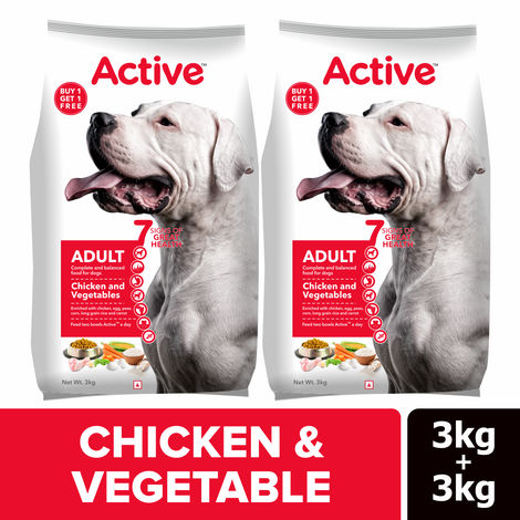 Active Adult Chicken And Vegetables Dry Dog Food