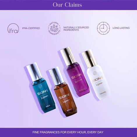 Skinn 24Seven Gift Pack Edp Perfume For Men & Women