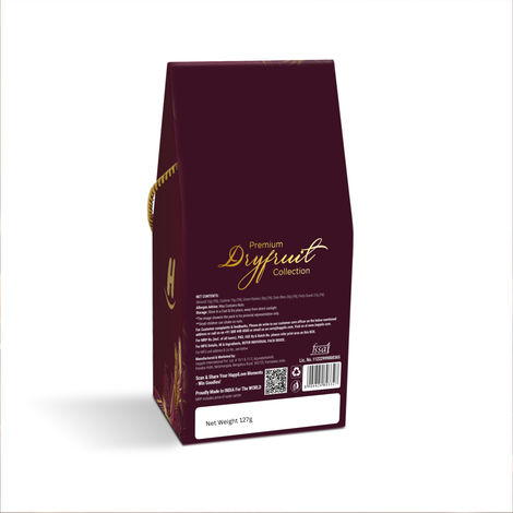 Happilo Celebration Premium Gift Box | Dry Fruit Dove Potli