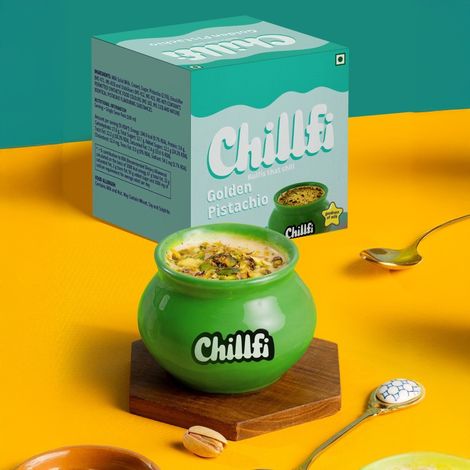 Hocco Golden Pistachio Matka Kulfi Ice Cream Cup