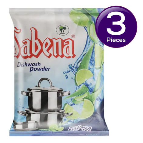 Sabena Lime & Aloevera Dishwash Powder Combo