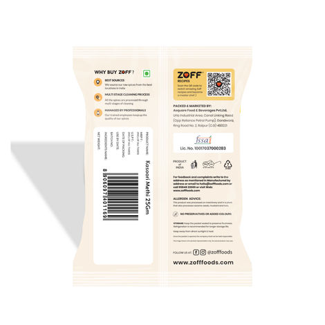 ZOFF Kasoori Methi - Fenugreek Leaves