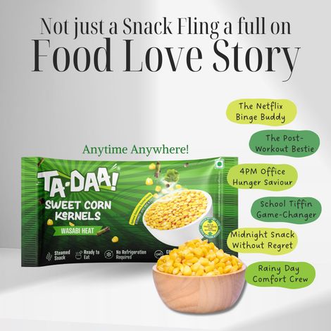 Tadaa Sweet Corn Kernals Wasabi Heat