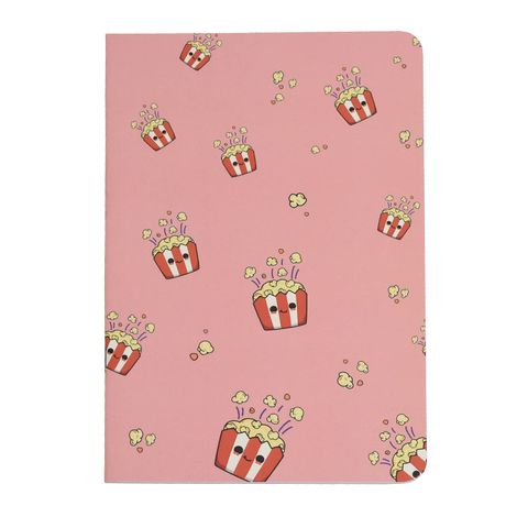 Papboo A5 Unruled Set Of 4 Notebooks, 80 Gsm Paper 60*4=240 Pages - Snacks