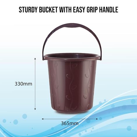 Cello Petal Bathroom Small Set of 3 Dark Brown Sturdy & durable Lightweight and rigid Easy to clean