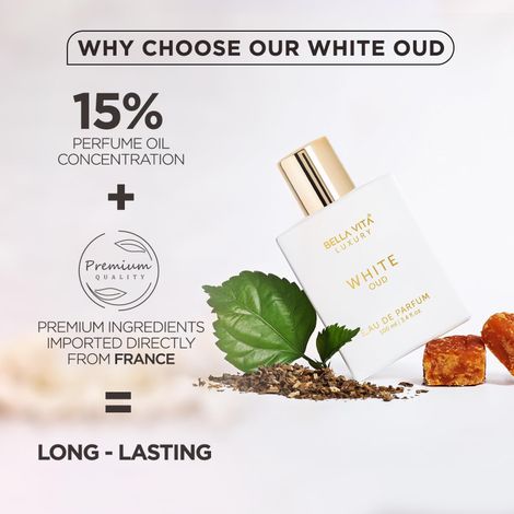 Bella Vita Luxury White Oud Eau De Parfum Unisex Perfume for Men & Women