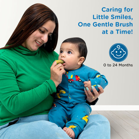 Mee Mee Tooth & Gum Cleaning Finger Baby Toothbrush - Plastic | Green