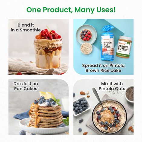 Pintola All Natural Peanut Butter, Extra Crunchy, Unsweetened, 30g Protein, Vegan, Gluten Free