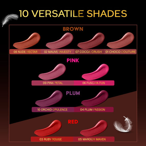 Faces Canada Comfy Matte Wow Liquid Lipstick - Pink Petal 09, One Swipe Application